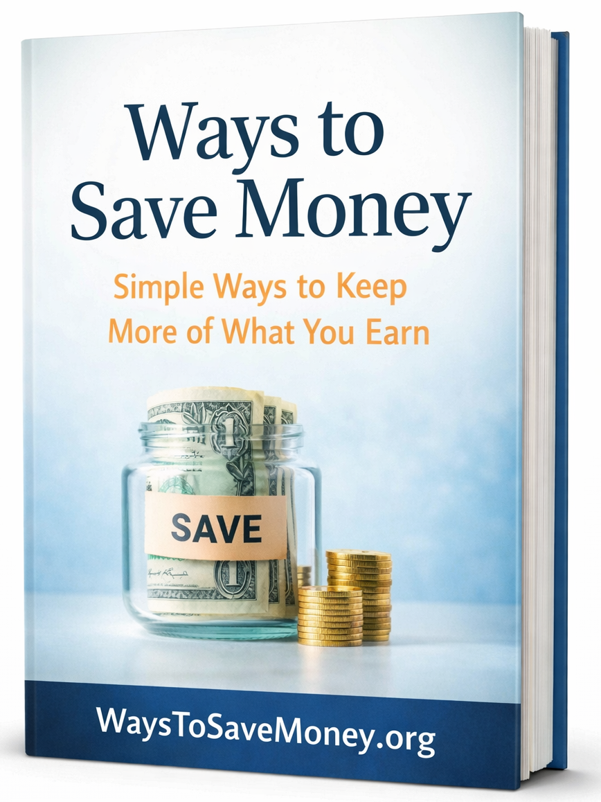 Ways to Save Money ebook cover