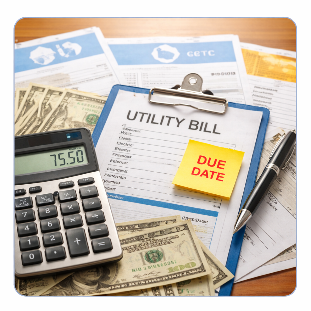 Saving money on bills and utilities